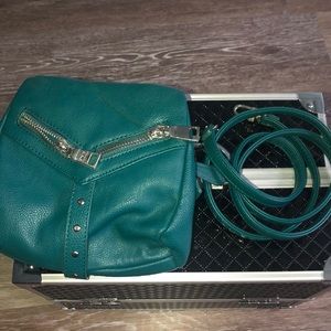 teal crossbody bag